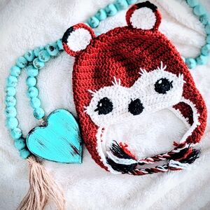Handmade Children's Beanie - Baby Deer